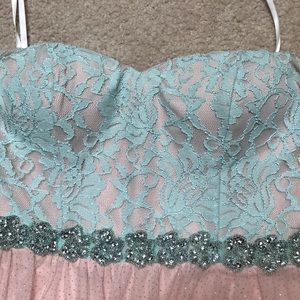 City Triangles Dresses - Pink and blue strapless prom/homecoming dress City Triangles Dresses - Pink and blue strapless prom/homecoming dress